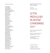 Letni Przegląd Plastyki Zamojskiej 2017.