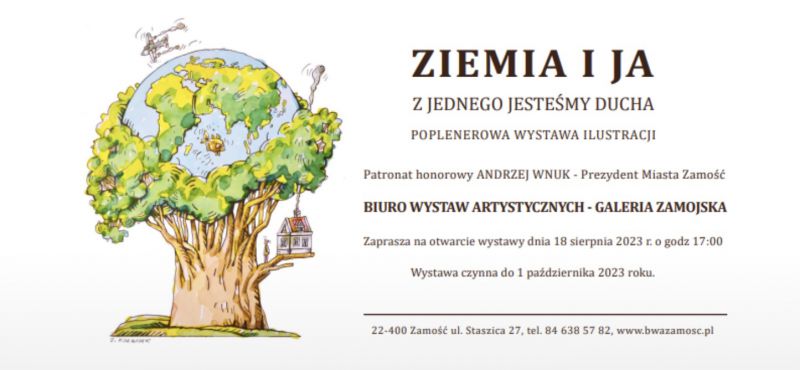 „Ziemia i ja , z jednego jesteśmy Ducha”- poplenerowa wystawa ilustracji